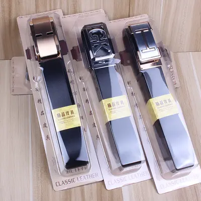 Gift box leather belt men's genuine leather automatic buckle belt casual gift cowhide street stall hot sale trousers belt manufacturer wholesale - 13