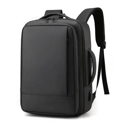 Geschäfts-Herren-Rucksack mit doppeltem Rücken, erweiterbarer Rucksack, modischer Export-Rucksack, Herren-Pendler-Computerrucksack