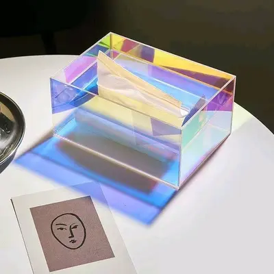 Moderne Acryl-Serviettenbox für Couchtisch, Hotel und Restaurant