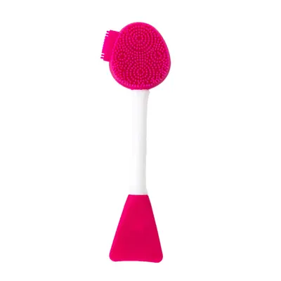 New facial cleansing brush, beauty mud mask brush, DIY beauty tool, mask application stick, makeup cleanser, dual-purpose silicone facial cleansing brush - 9