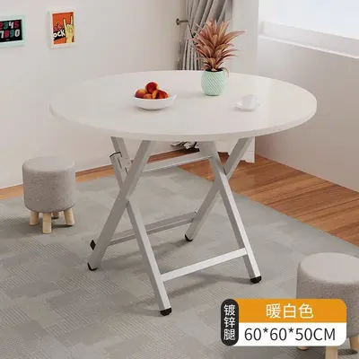 Katlanabilir masa yemek masası gece pazarı aperatif basit yuvarlak masa kiralama ev açık taşınabilir durak yeme kare masa küçük masa - 10