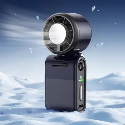 2026 N620 Portable Handheld Mini Fan, Semiconductor Cooling, Foldable