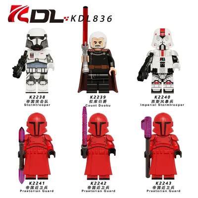 KDL836 Kinder-Bausteine Minifiguren-Set K2238-K2243 - 6