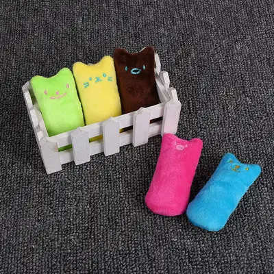 Catnip Plush Chew Toy, Bite-Resistant, Interactive - 5