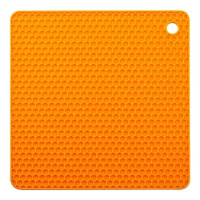 Hochtemperaturbeständige Silikon-Wabenmatte mit quadratischem Untersetzer für den Hausgebrauch, wärmeisolierende Topf- und Tellerschoner, verstärkte Mikrowellenmatte, rutschfestes Topfuntersetzer. - 9