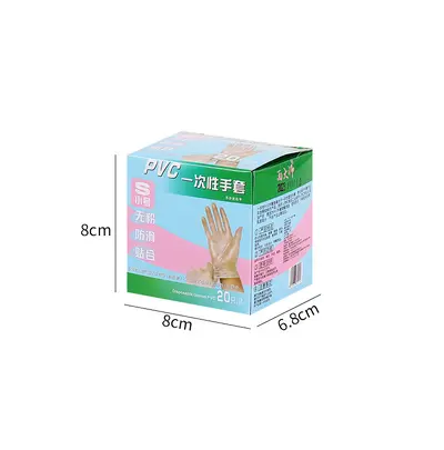 Einweg-PVC-Handschuhe, puderfrei, lebensmittelecht, rutschfest - 7