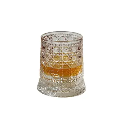 Leuchtendes Whisky-Drehglas aus Glas