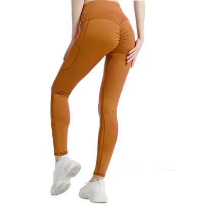 High-Waisted Yoga Leggings with Pockets, Tummy Control and Butt-Lifting Running Pants - 9