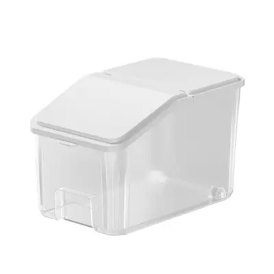 Kitchen storage box with lid refrigerator organizer with wheels