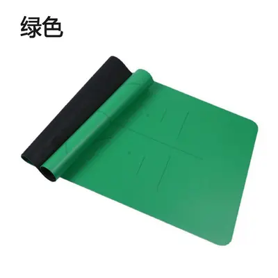 Extra lange und breite rutschfeste Gummi-Yogamatte mit PU-Oberfläche für Heimfitness - 11