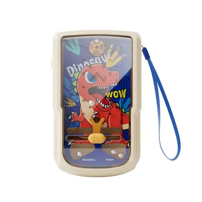 Kinder-Lernspiel Dinosaurier-Steckspiel, Handheld-Konsole zur Reaktionsschulung