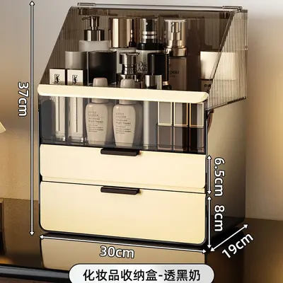 Luxus-Kosmetikschrank mit großem Fassungsvermögen für Pinsel und Lidschatten - 7