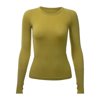 Seamless Tight Long Sleeve Women's Yoga Top, High Stretch, Quick-Dry - 12