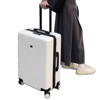 Large-Capacity Lightweight Silent Combination Lock Trolley Suitcase - 6