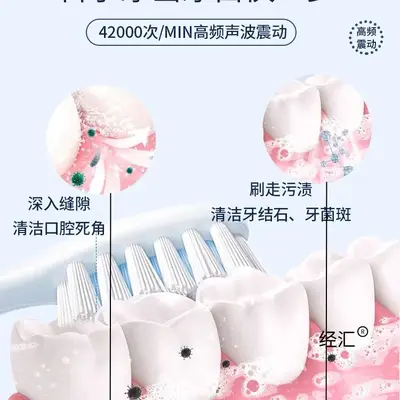 电动牙刷成人智能充电式全自动软毛防水男女一对学生美白情侣套装