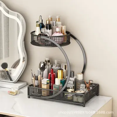 Kosmetik-Aufbewahrungsbox Frisiertisch-Organizer