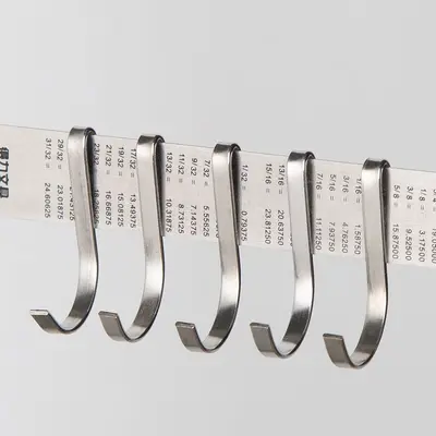 Stainless Steel S-Hooks for Kitchen and Bathroom