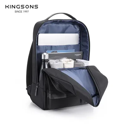 Men's Lightweight Business Backpack with Laptop Compartment - 4
