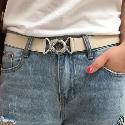 3 cm genişliğinde yeni kadın elastik kemer basit çok yönlü etek pantolon kemeri elastik çizgili ayarlanabilir