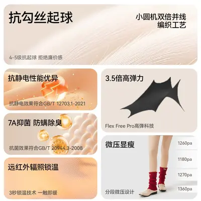 Thickened Velvet Skin-Tone Leggings for Autumn and Winter, Warm and Slimming