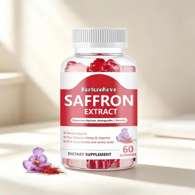 Saffron Extract Gummies, 60 Count