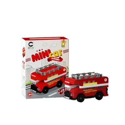 Lego-Compatible Car and Bus Building Block Set for Children - 6