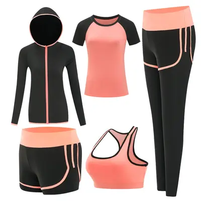 Women's Yoga and Fitness Set, Spring Summer Style - 6