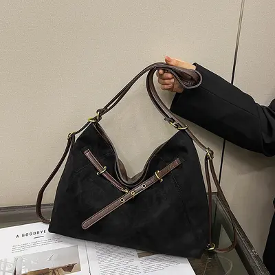 Women's Tote Bag, Large Capacity, Shoulder and Crossbody Strap - 8