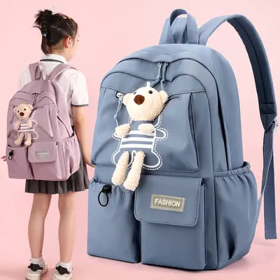 Süßer Waldstil-Rucksack für Grundschüler, 4. bis 6. Klasse, großes Fassungsvermögen