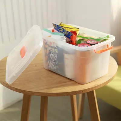 Plastik saklama kutusu masaüstü kalınlaşmış şeffaf saklama kutusu muhtelif saklama kutusu organizatör oyuncak kutusu aperatif kutusu depolama