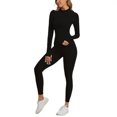 Damen Sportset Herbst Winter Pilates Yogabekleidung - 6
