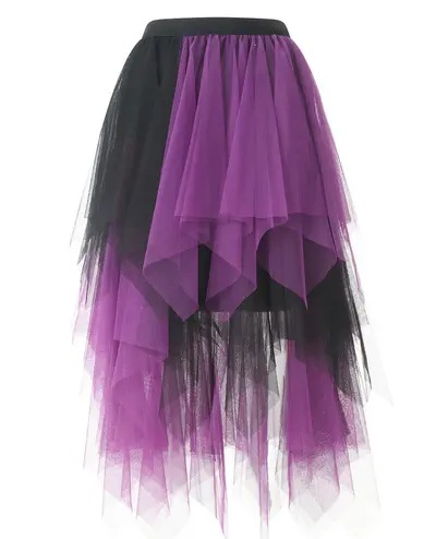 Women's High-Waisted Knit Irregular Fairy Skirt, Spring Style - 10