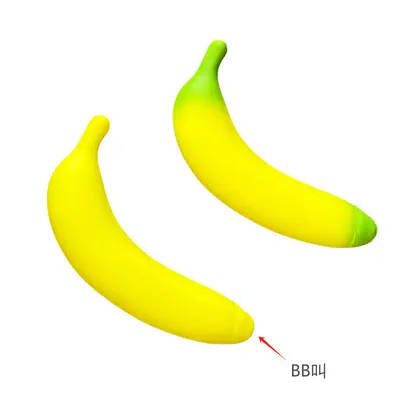 Durable Squeaky Banana Dog Toy for Teething - 4