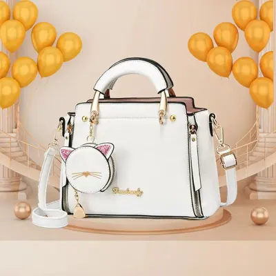 Women's Shoulder and Crossbody Bag, Large Capacity, Trendy Design - 4