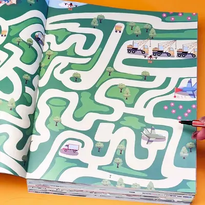 Children's Maze Adventure Challenge Book Ages 3-6 - 2