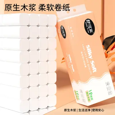 Shukele Coreless Toilet Paper, Virgin Wood Pulp, Value Pack - 10