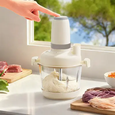 智能绞肉机微型电动和面机多功能搅拌机大容量家用绞肉机
