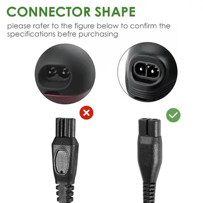 Philips Shaver Charging Cable 4.3V, Compatible with S1000, S1103, S1060, S1010 - 3