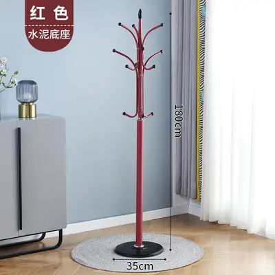 Iron Coat Rack with Legs for Bedroom and Living Room, Marble Pattern - 10