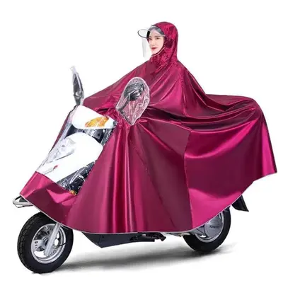 Electric vehicle raincoat poncho, single and double person - 9