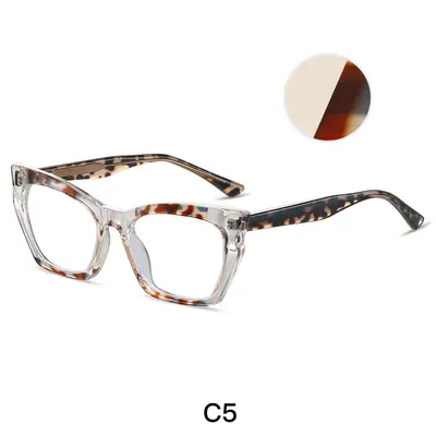 87332 Blue Light Blocking Square TR90 Eyeglass Frame - 11