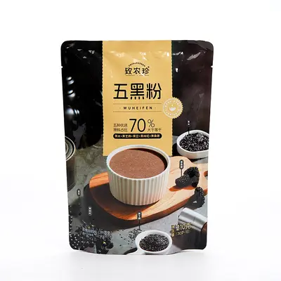 Huangjing Fünf-Schwarz-Mahlzeitersatzpulver mit Goji, Maulbeere und schwarzem Sesam