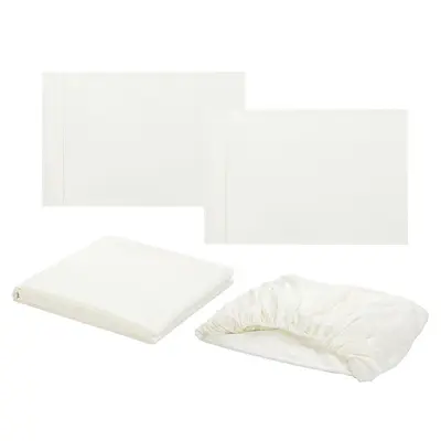 Vio Vierteiliges Bettbezug-Set mit flachen Streifen - 11