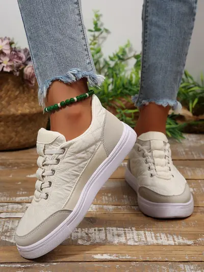 Sommer-Damen-Freizeitsneaker 2026, vielseitig weiß, Großgrößen