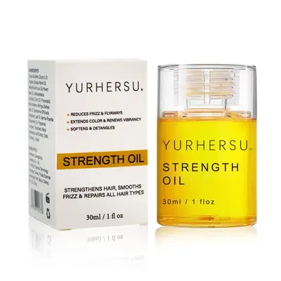 YURHERSU护发精油 保湿修护补水秀发柔顺蓬松STRENGTH按摩油