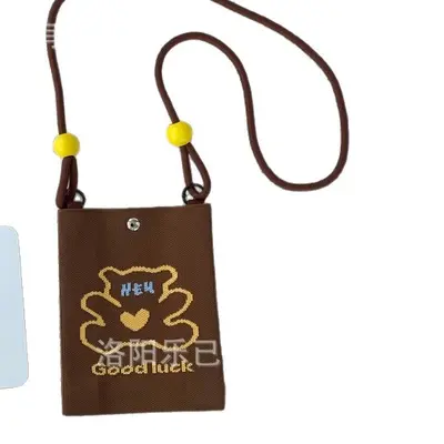 2026 Neue Kollektion gestrickte Mini Schultertasche aus Jute, niedliche Handytasche, Umhängetasche für den täglichen Gebrauch und Pendeln