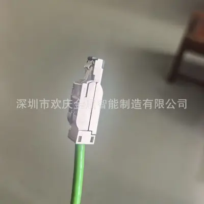 Ethernet konnektör bıçak kontağı, paslanmaz çelik yaylı kontak, çinko alaşım kasa - 3
