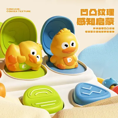 Baby Peek-a-Boo Pop-Up Switch Box for Finger Skills and Early Learning - 2