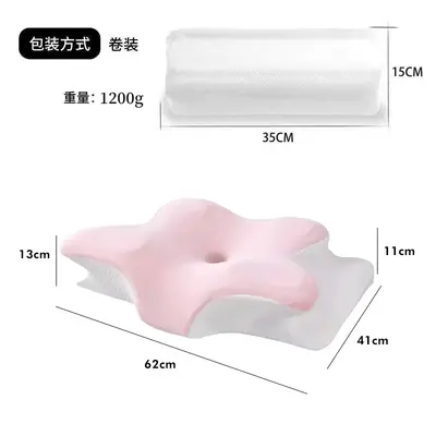 Подушка для шеи Butterfly из memory foam с медленным восстановлением формы - 11