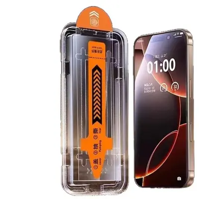 Vollbild-Sichtschutz Panzerglas-Schutzfolie für iPhone 16 Pro Max